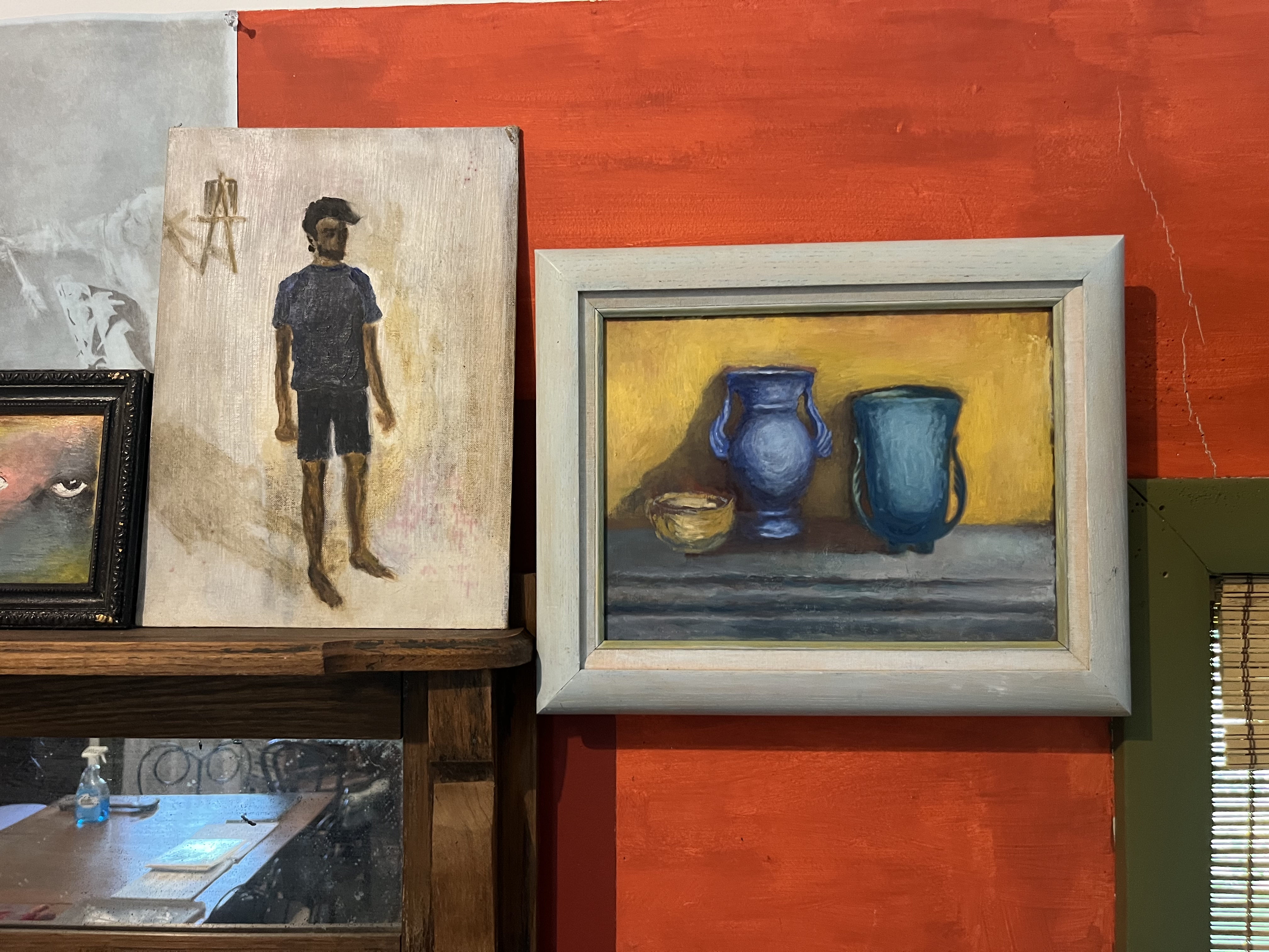 Piece made as a teenager — uncanny resemblance to her son